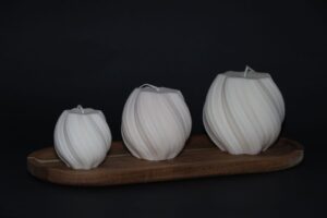 Vela de decoración cilindro elicoide | Anxanar Natural