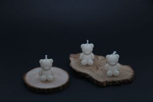 Vela de decoración oso mimoso | Anxanar Natural