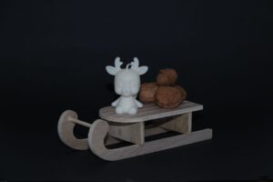 Vela de Navidad reno infantil | Anxanar Natural