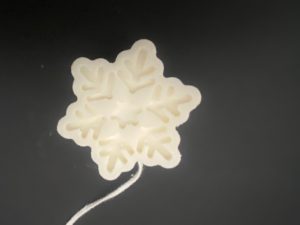 Vela de Navidad rocío