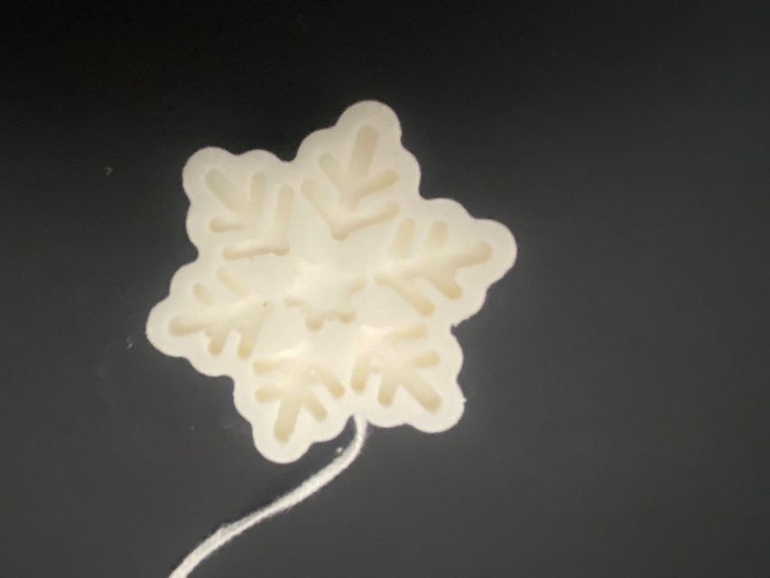 Vela de Navidad rocío